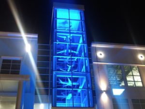 Boeing aircraft model exhibit in Legacy West