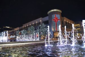 Legacy West, Plano decorated for Christmas